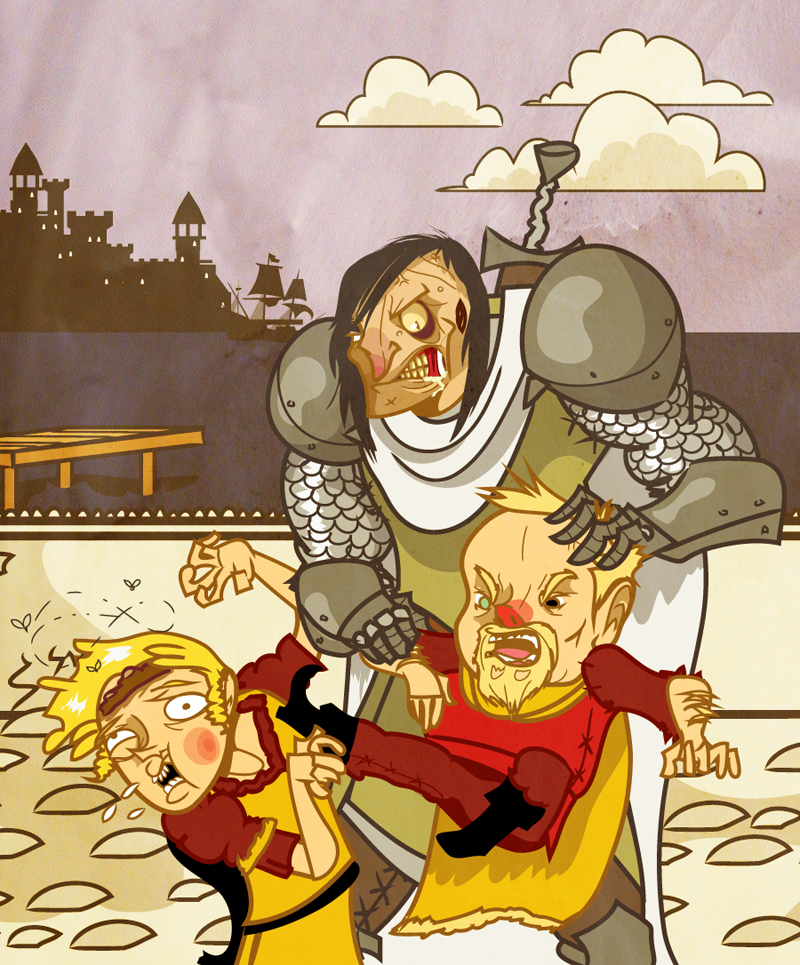 Illustration for article titled Game of Thrones fan art that makes us want to slap King Joffrey